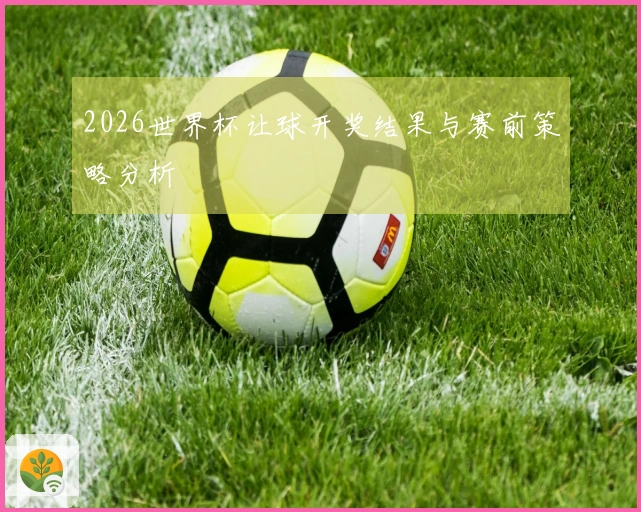 2026世界杯让球开奖结果与赛前策略分析